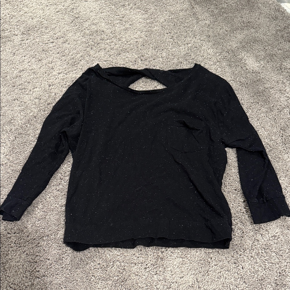 Roxy Black With Whirr Specked Women's Top